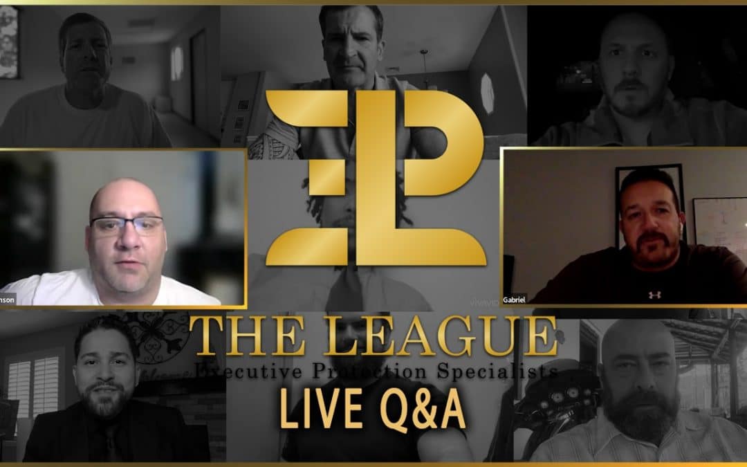Executive Protection Training Day : Live Q & A