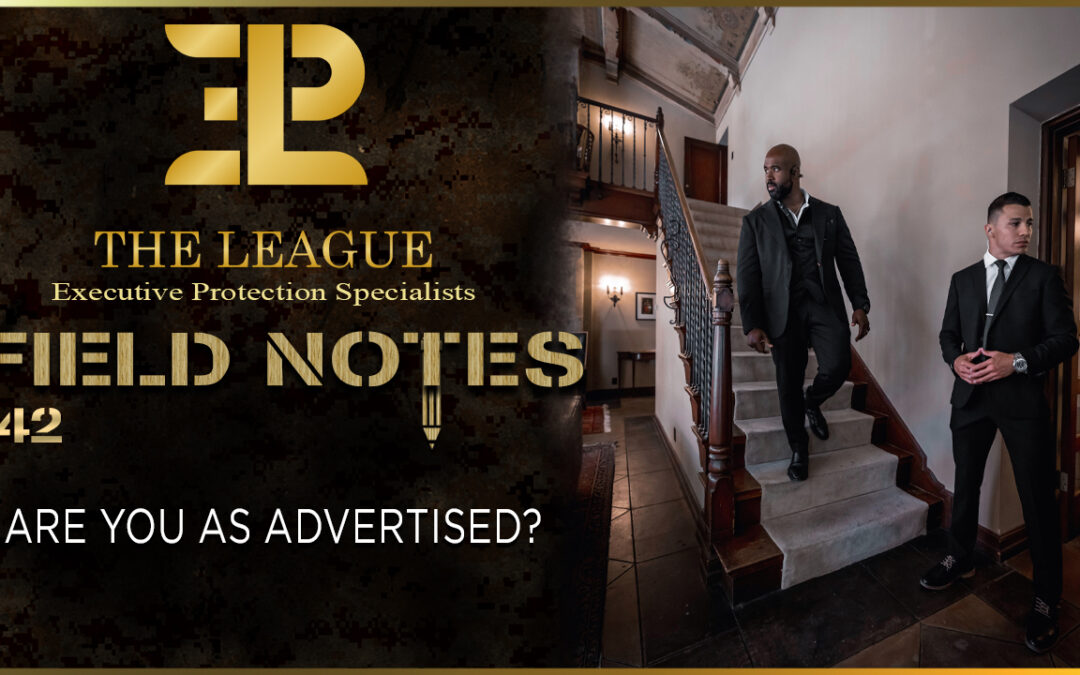 Are You as Advertised | Field Note 142