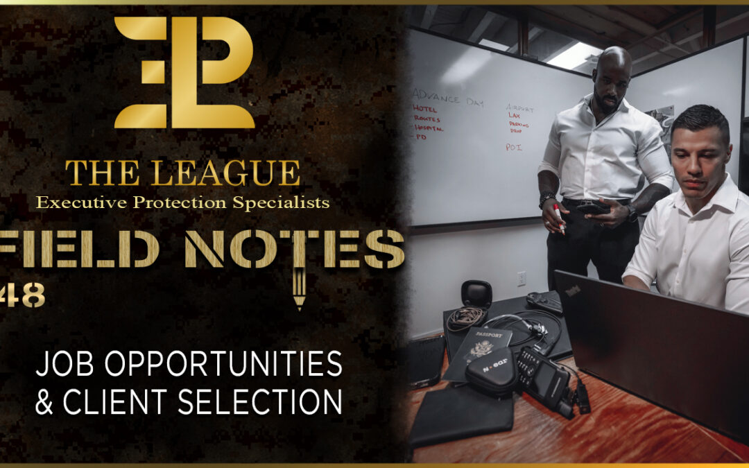 Job Opportunities & Client Selection | Field Note 148