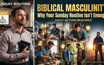 BIBLICAL MASCULINITY: WHY YOUR SUNDAY ROUTINE ISN’T ENOUGH | Man of Peace 🎙️ Podcast
